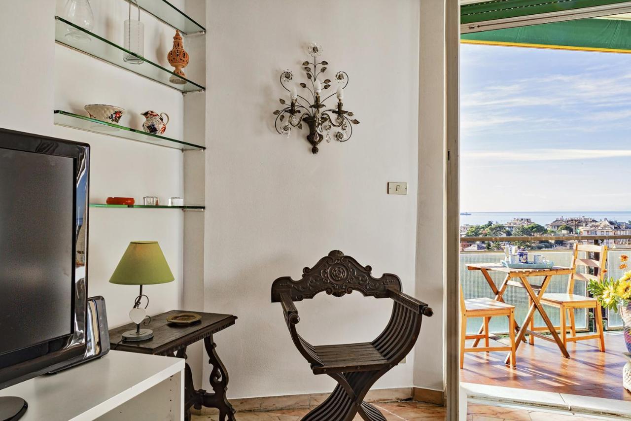 Homey Seaview Apartment By Wonderful Italy Genova Kültér fotó