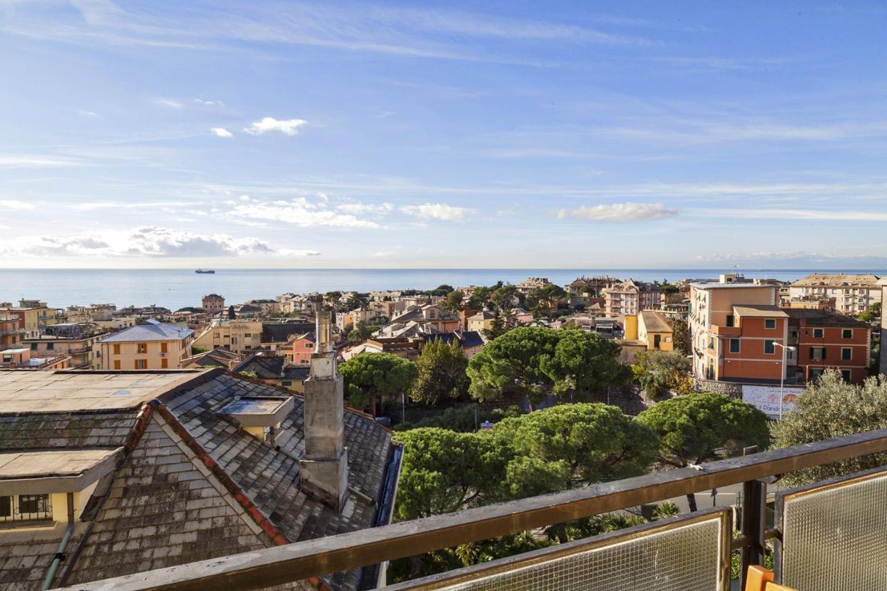 Homey Seaview Apartment By Wonderful Italy Genova Kültér fotó
