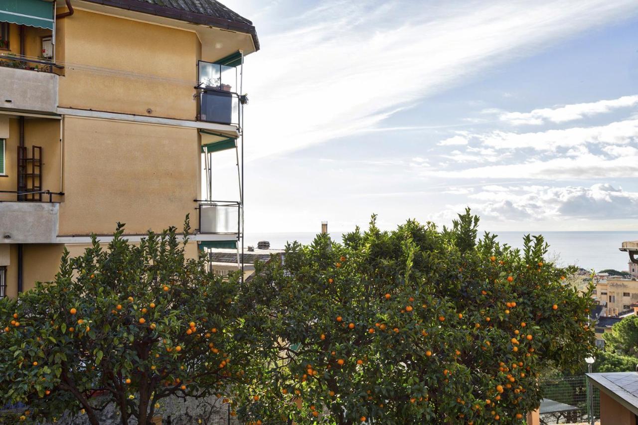 Homey Seaview Apartment By Wonderful Italy Genova Kültér fotó